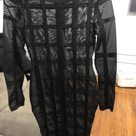 Bandage caged panty lined dress - Picture 5 of 6